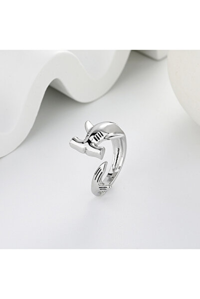 Choice SilverFlatShark Fashion Marine Organism Ring Women Gold Silver Color S...