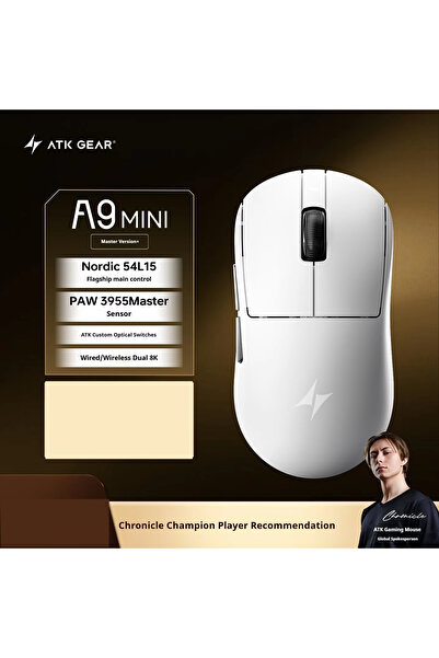 Choice4 Master Plus White NEW A9 Mini ATK Mouse Master Version Wireless Three...