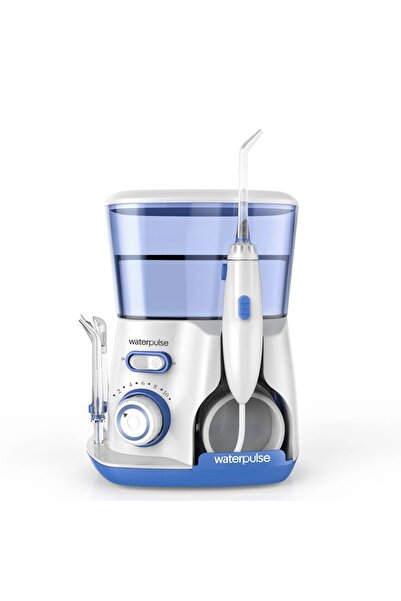 Choice 100V-240V EU Plug Blue Electric Water Flosser 800ML Tank 5 Nozzles Ora...