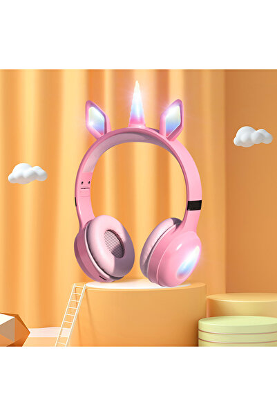 Choice unicorn Glow Unicorn Headphones | Bunny Ear Bluetooth Headset with Mic...