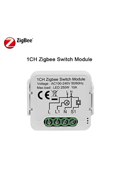 Choice1 1CH 1PC Tuya ZigBee 3.0 Smart Switch Module 10A Smart Home DIY Breake...