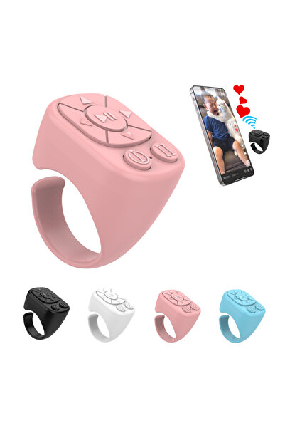 Choice3 Black Tiktok Scrolling Ring Tiktok Remote Control, a Bluetooth Page-T...