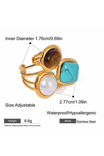 Choice A1871 Loe | Natural Stone Earring for Women Stainless Steel Bohemia Je...