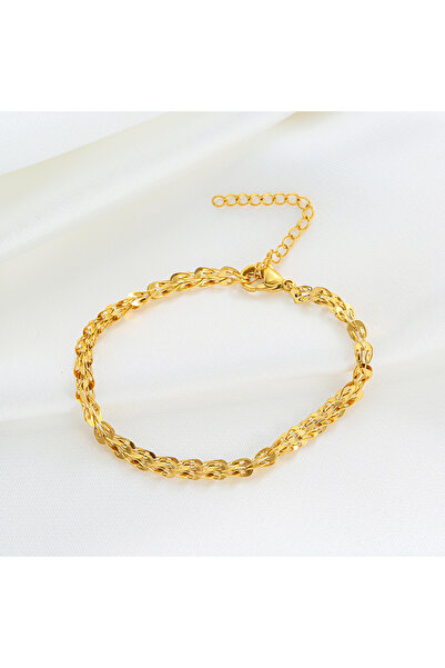 Choice B518 XIYANIKE 316L Stainless Steel New Gold Color Thick Chain Bracelet...