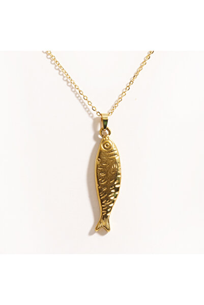 Choice style A Stainless Steel Cute Fish Pendant Necklace Stackable Jewelry 1...