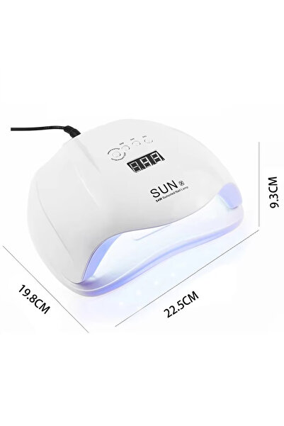 Choice1 مجفف طلاء أظافر سريع الجفاف EU SUN X YIKOOLIN 54 واط UV LED مزود بـ 3...