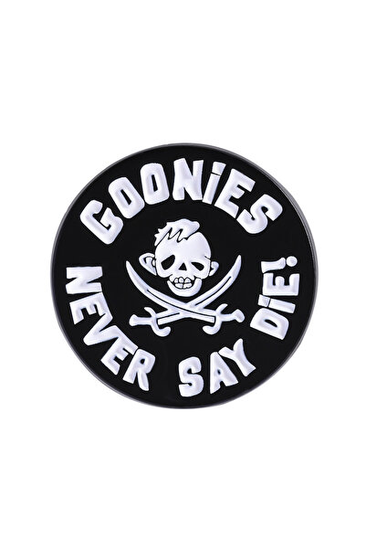 Choice QHXZ4870 دبابيس مينا على شكل جمجمة وسيوف، تصميم The Goonies Never Say ...