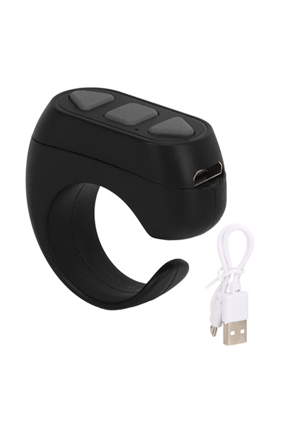 Choice1 black Bluetooth Remote Control App Page Turner Phone Remote Control R...