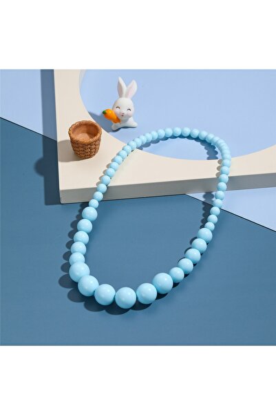 Choice sky bule Fashion lovely elegant round seven color resin imitation pear...