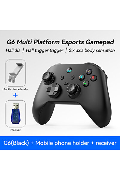 Choice5 Black-C G6 Mobile Game Controller For Switch/IOS/Andriod/PC Support S...