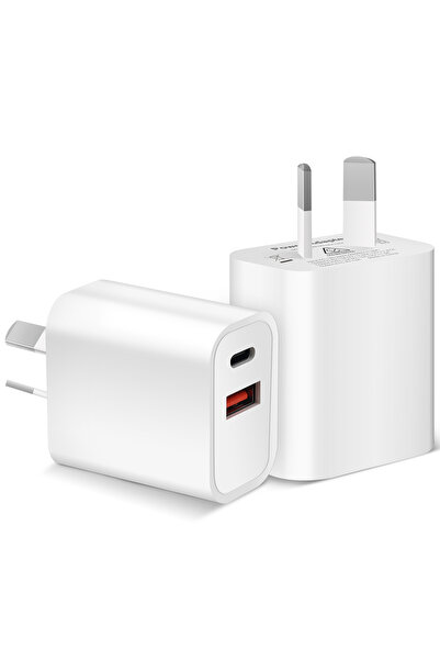 Choice 1pc AU Plug 1Pc Australian Standard Dual Charging Port AU Plug Quick C...