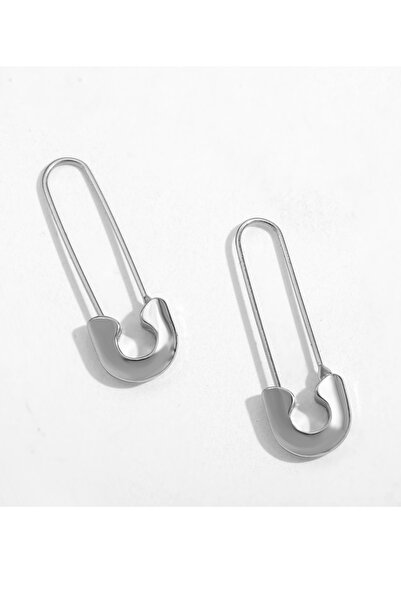 Choice 21780-2 Minimalist Safety Pin Shape Leverback Earrings for Women U-sha...