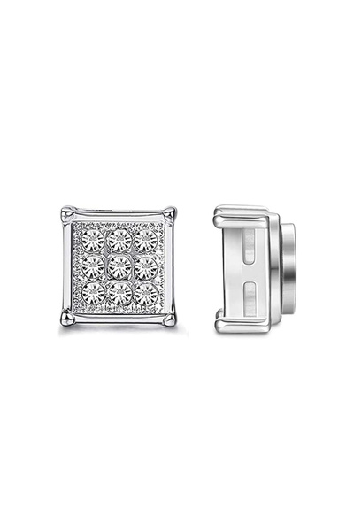Choice DM53-type2 1-12 Pair Stainless Steel Magnetic Non Piercing Inlaid Cubi...