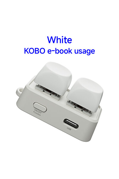 Choice White Kobo version HANLINYUE Free2 Mini Bluetooth Keyboard Page Flippe...