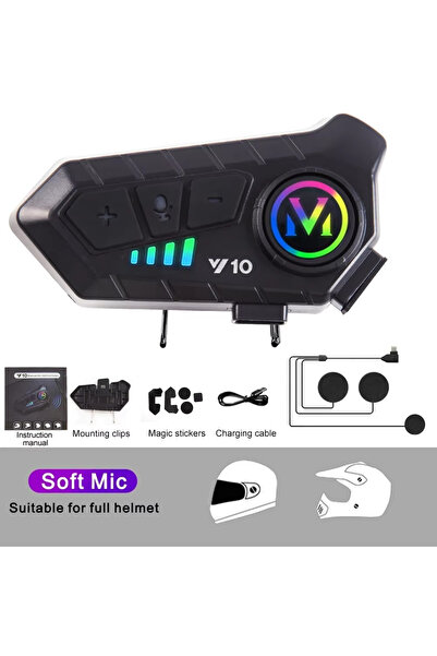 Choice Y10 Soft MIC Helmet Bluetooth Earphones Y10 Waterproof Noise Reduction...
