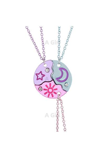 Choice multicolour A Girl 3Pcs/set Multicolour Star Moon Sun Stitching Best F...