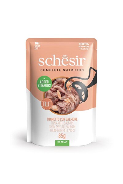 Schesir Hrana umeda pisici ton si somon 85g