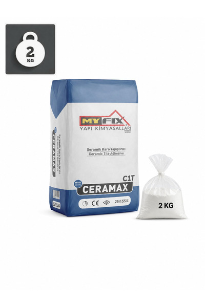 Myfix Ceramax Seramik Karo Yapıştırıcısı - Beyaz (2 kg)