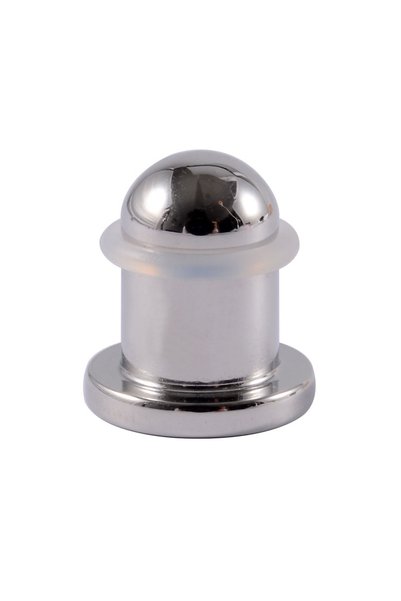 Choice8 Silver 1PC 8.5MM 1/19pcs 316L Surgical Steel Mirror Face Ear Plugs Ea...