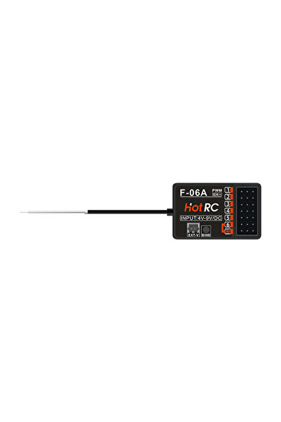 choice2 جهاز استقبال فقط من نوع Hotrc CT-6A CT-4A، نظام راديو 6 قنوات و4 قنوا...