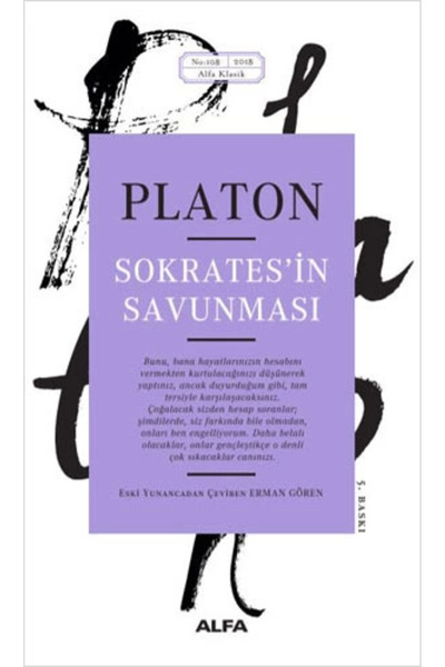 Alfa Yayınları Sokrates'in Savunması