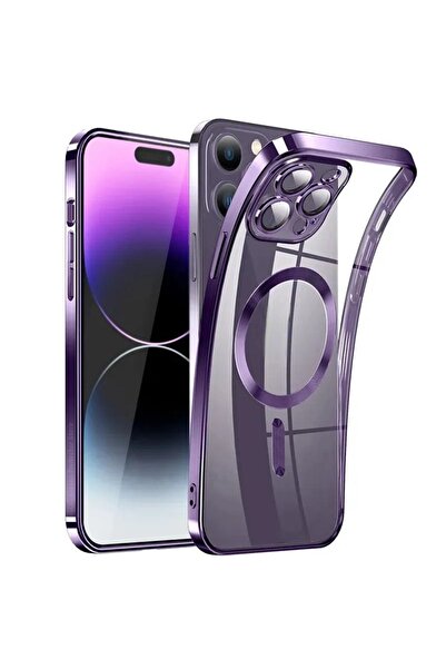 MCASERING Apple Iphone 14 PRO MAX Kılıf Kamera Lens Korumalı Magsafe Şarj Kil...