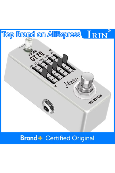 Choice GT EQ ROWIN Guitar Equalizer Pedal 5-band Parametric EQ Guitar Effect ...