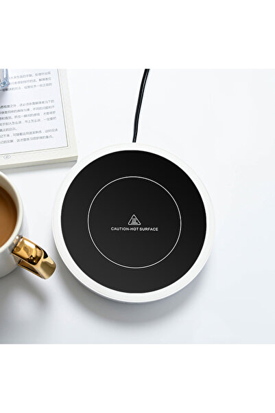 Choice EU PLUG Round-white Cup Heater Coffee Mug Warmer Hot Tea Makers Heatin...