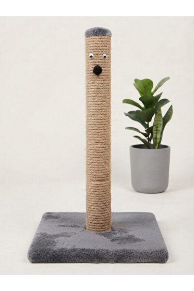 BRT Pet Gray Plush Cat Scratch Board - 52 cm