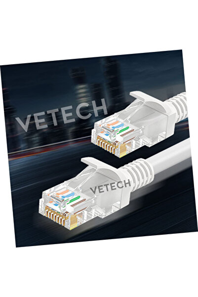 Vetech Cat6 10mt Lan Ethernet Kablosu Fabrikasyon Internet Kablo