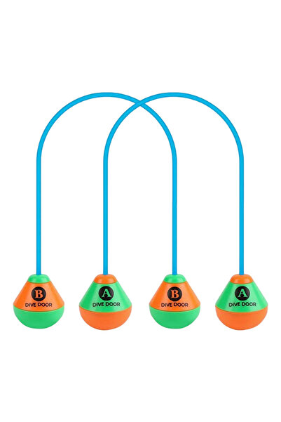 choice2 Blue 2pcs 2pcs/set Through Door Diving Ring Funny Swimming Game Aids ...