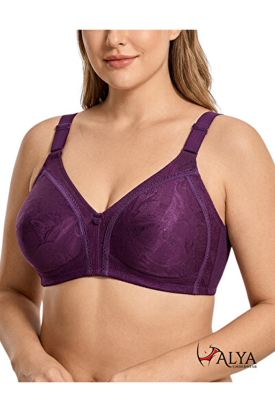 ALYA UNDERWEAR Sutien cu cupă C pentru recuperarea formei, mărime mare, fără ...