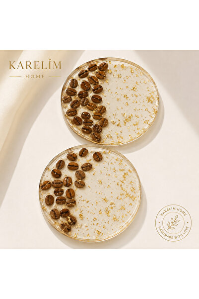 karelim home 2’li Bardak Altlığı Epoksi Şık Sunum Kahve Detaylı (talebe Göre ...