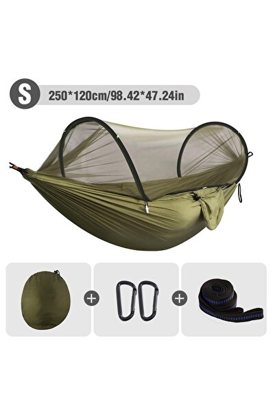 Choice1 Army Green S WESTTUNE 3 in 1 Camping Hammock with Mosquito Mesh Autom...