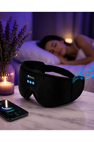 NARCIX Μάσκα ύπνου με ενσωματωμένα ακουστικά, Bluetooth 5.1, ρυθμιζόμενη, εργ...