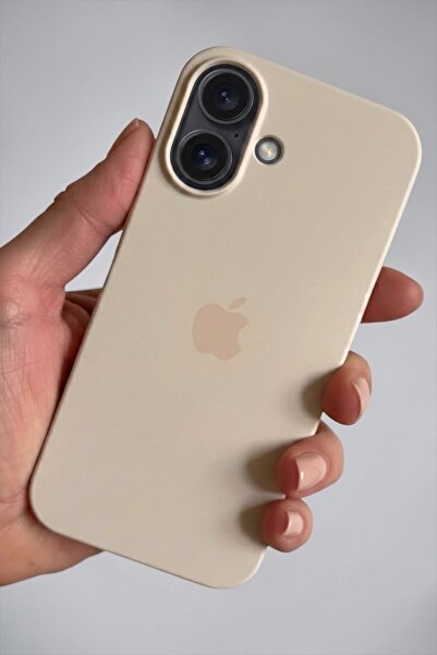 ProNorth IPhone 16 Uyumlu Kılıf Logolu Lansman Soft Yumuşak Içi Kadife Siliko...