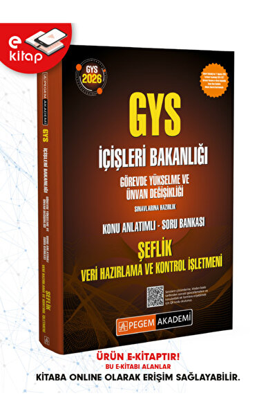 Pegem Akademi Yayıncılık 2026 GYS İçişleri Bakanlığı Görevde Yükselme ve Ünva...