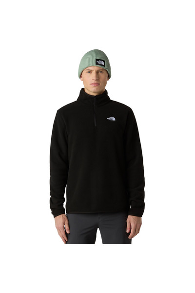 THE NORTH FACE M GLACIER ΦΛΙΣ ΜΠΟΥΦΑΝ ΜΕ ΦΕΡΜΟΥΑΡ 1/4 NF0A8D0QJK3-JK3 Μαύρο