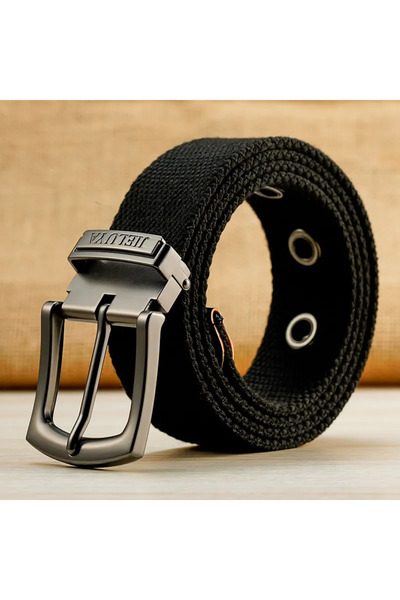 Choice 150cm black Plus Large Size 110 120 130 140 150 160 cm Canvas Belt for...