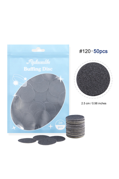 Choice3 50pcs grit 120 TP 1/50pcs 25MM Purple Disc for Pedicure Replaceable S...