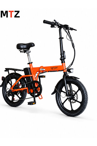 mtz 16-Inch Folding Electric Bike with 36V System, Removable Lithium Battery,...