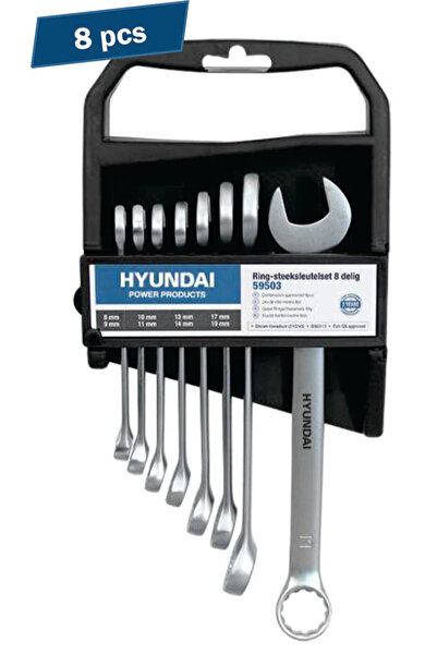 Hyundai Set 8 chei combinate 8-19 HY-59503