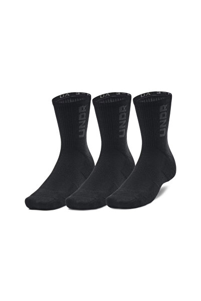 Under Armour 3-MAKER 3PK ΜΕΣΑΙΟ ΜΗΚΟΣ ΜΑΝΙΚΙ 1373084-001 Μαύρο