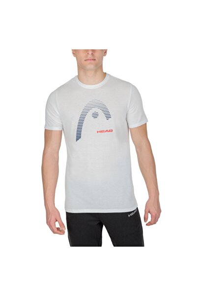 Head CLUB CARL T-SHIRT 811303-WH Λευκό