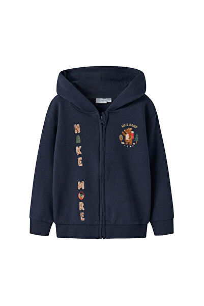 Name it NMMVOLTINUS NREG SWEAT CARD WH BRU 13249494-4877126 Μπλε