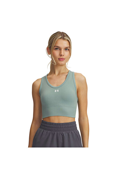 Under Armour VANISH Αόρατο Σουτιέν Μεσαίας Υποστήριξης 1384419-348 Χακί