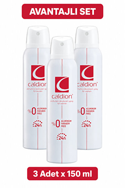 Jagler Caldion Kadin Deodarant 150 Ml X 3 Adet