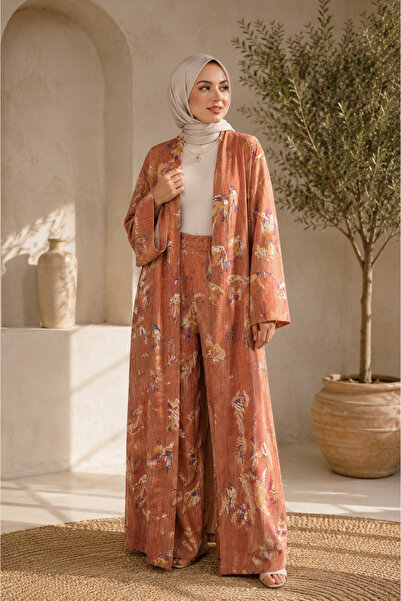 VeluraCollection DESENLİ KOMONO TAKIM