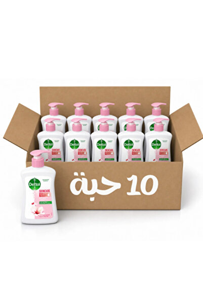 Dettol غسول اليدين للعناية بالبشرة 400 مل مجموعة من 10 قطع