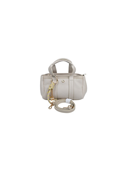 dukidasoturkiye Duki Daso Beige Women's Hand and Shoulder Bag with Accessory ...